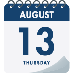 August 13